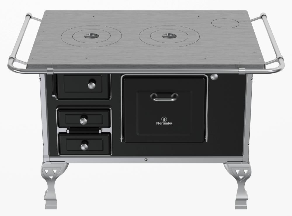 Imagem 1 do produto Fogão a Lenha N2 Marumby Saída Direito Preto