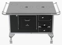 Imagem ilustrativa sobre o produto Fogão a Lenha N2 Marumby Saída Esquerdo Preto