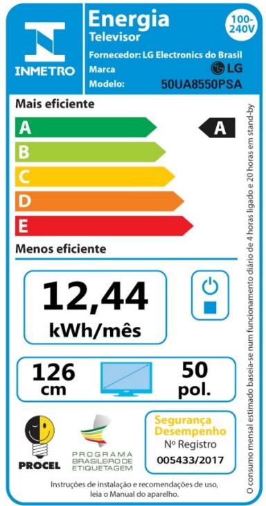 Última imagem em  miniatura do produto Smart TV LED 4K UHD 50″ LG 50UA8550PSA