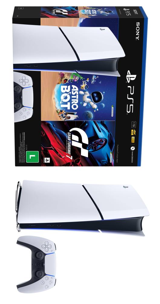 Imagem 2 do produto Console Sony PlayStation 5 Slim Digital 1TB SSD Branco