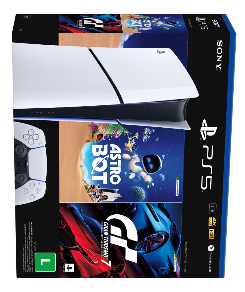 Imagem 3 do produto Console Sony PlayStation 5 Slim Digital 1TB SSD Branco