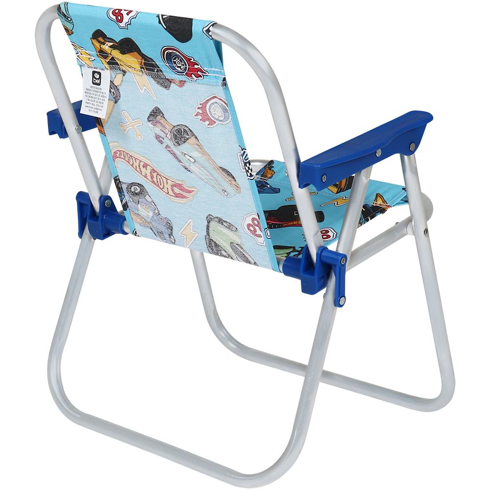 Última imagem em  miniatura do produto Cadeira Infantil Alumínio Bel Hot Wheels Azul