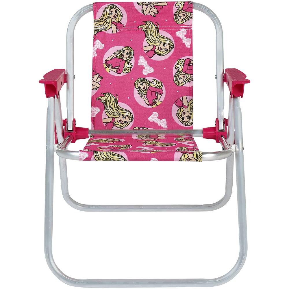 Imagem 1 do produto Cadeira Infantil Alumínio Bel Barbie Rosa