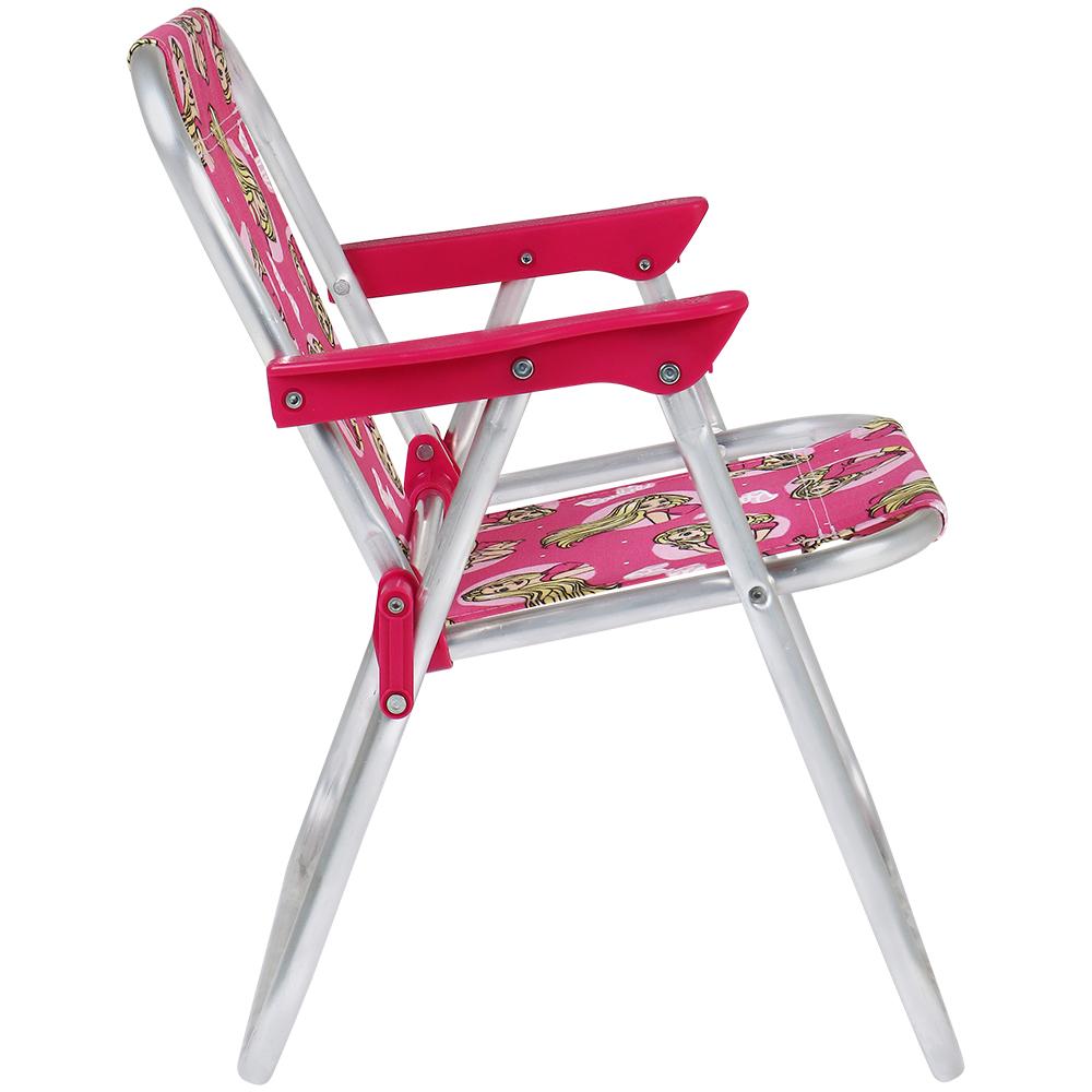 Imagem 4 do produto Cadeira Infantil Alumínio Bel Barbie Rosa