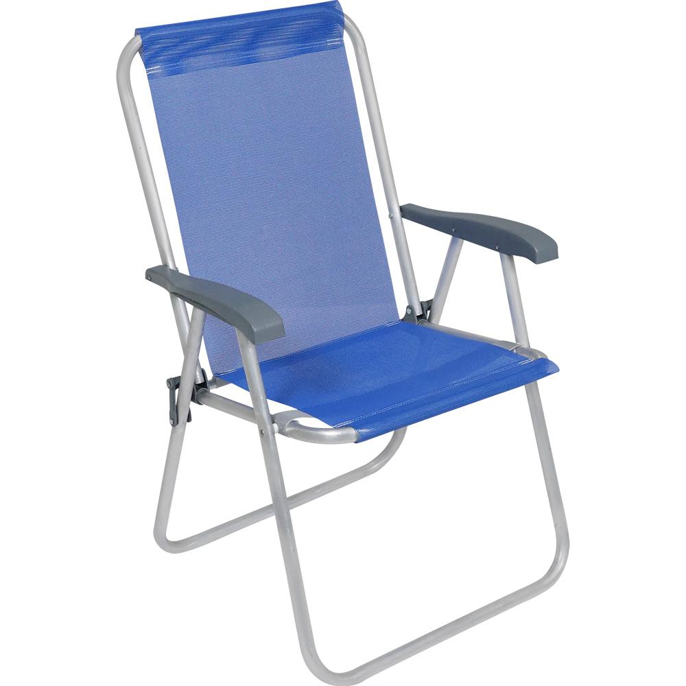 Imagem 2 do produto Cadeira de Praia Bel Relax Comfort Azul