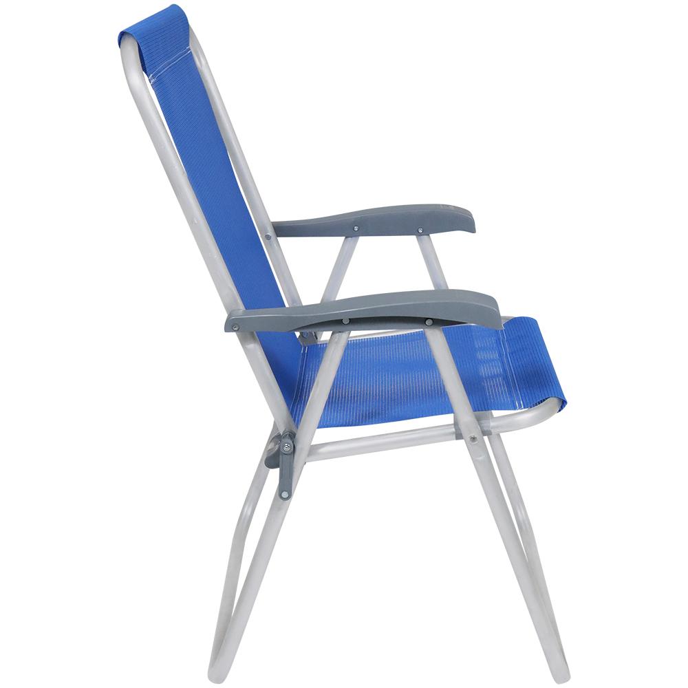 Imagem 3 do produto Cadeira de Praia Bel Relax Comfort Azul