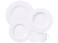 Imagem Imagem 1 em  miniatura do produto Aparelho de Jantar Porcelana Decorada Ingrid Tramontina 20 peças Branco