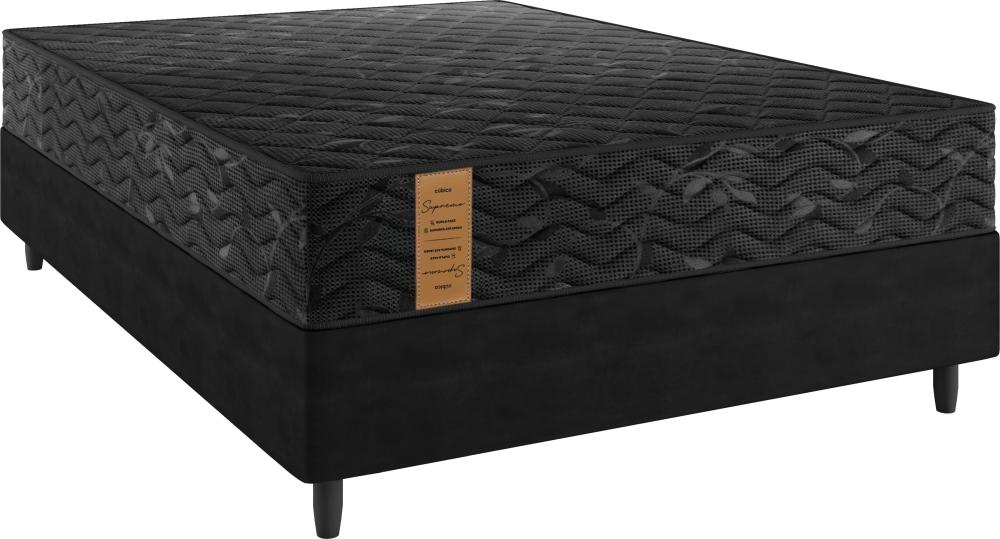Imagem 2 do produto Colchão Casal 138 cm Espuma D29 Arte Cúbica Supremo Preto
