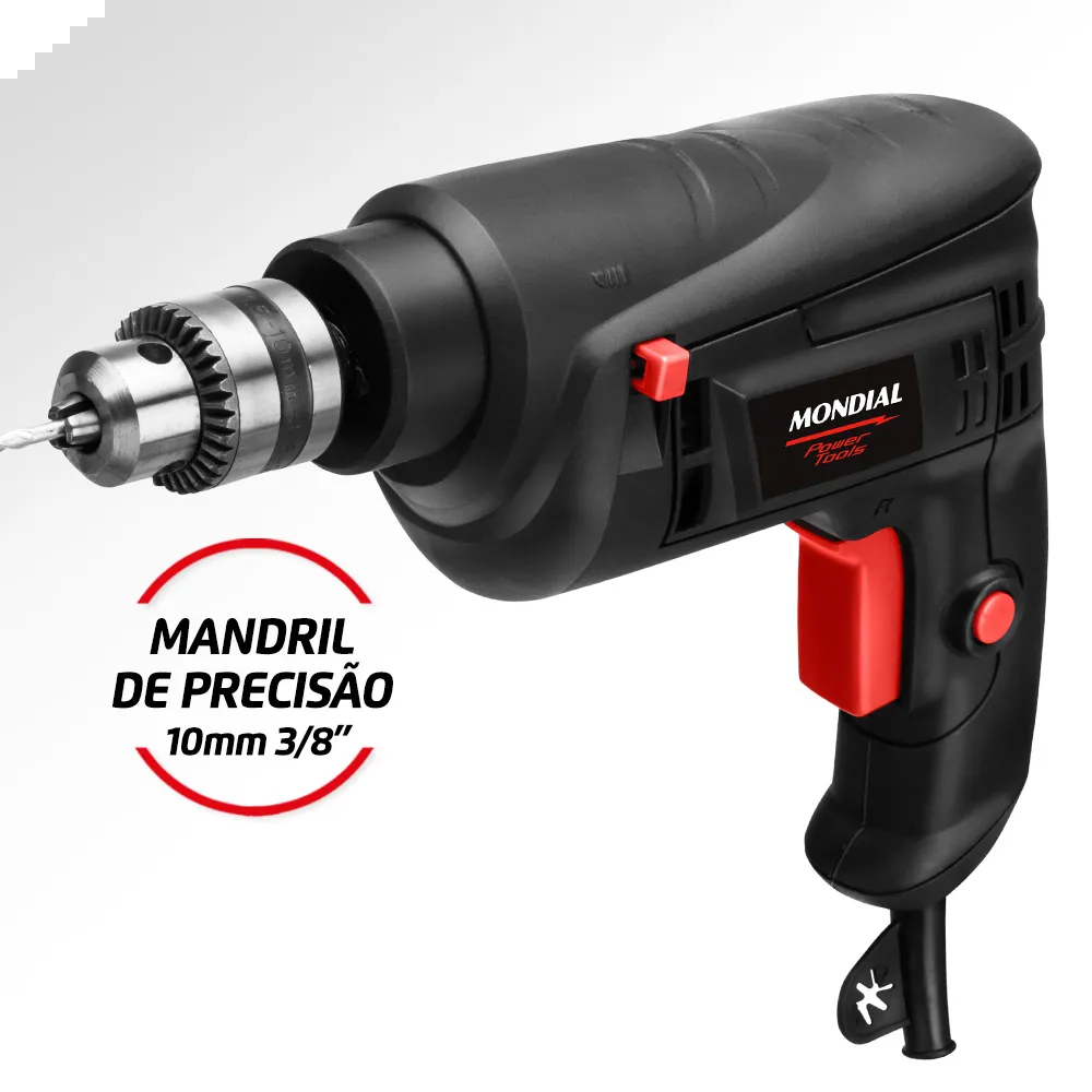 Imagem 3 do produto Furadeira de Impacto Mondial 3/8″ 550W FI09 220V