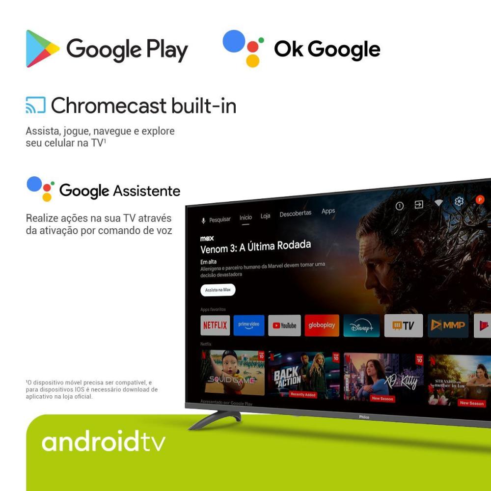 Imagem 3 do produto Smart TV LED 4K UHD 50″ Philco P50EAA