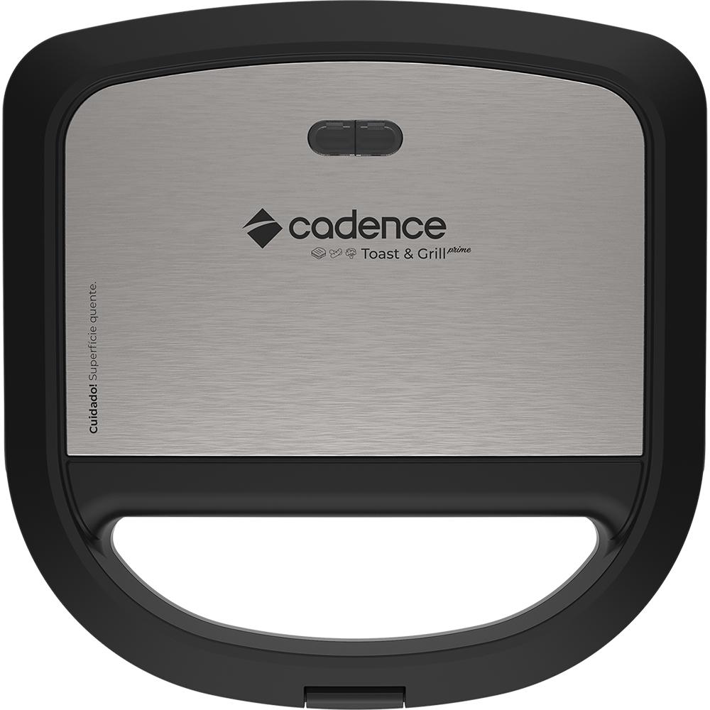 Imagem 2 do produto Grill Sanduicheira Cadence Toast e Grill Prime SAN615 750W Preto/Inox 110V