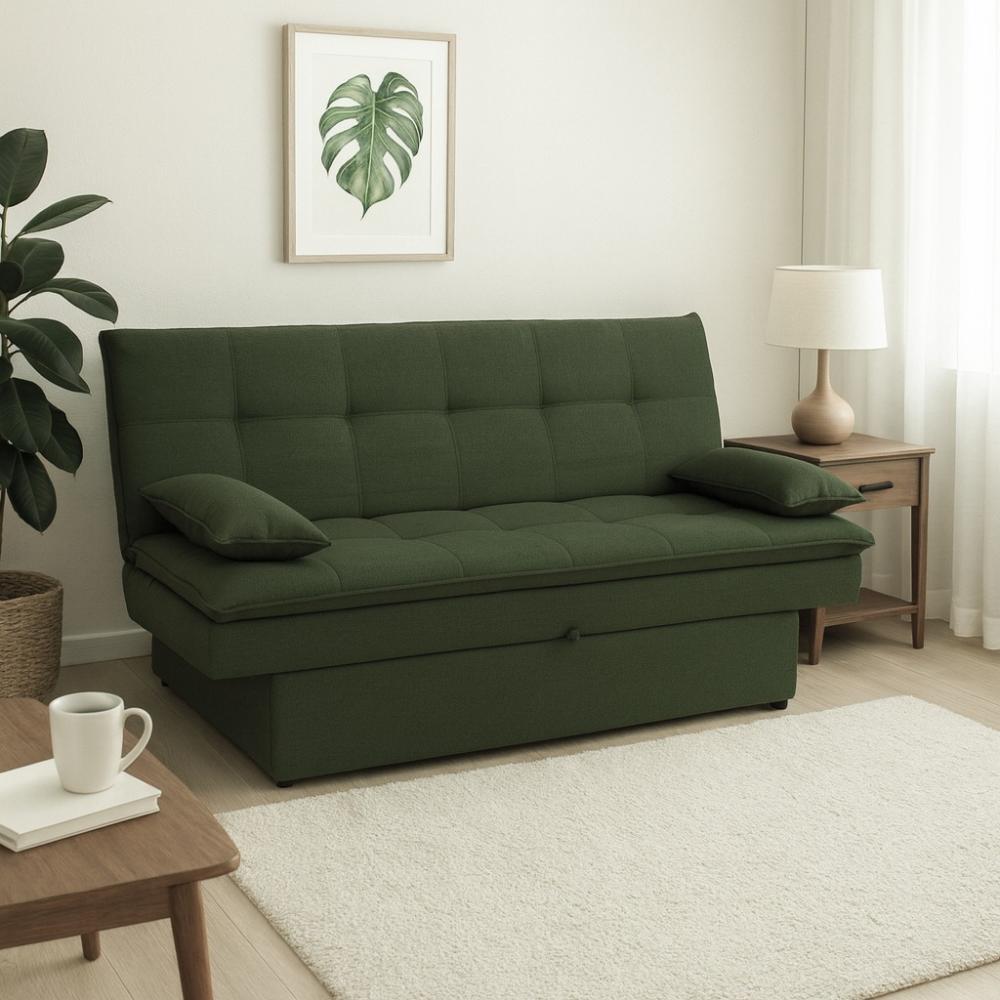 Imagem 3 do produto Sofá Cama 3 Lugares Magazin Rivera Verde