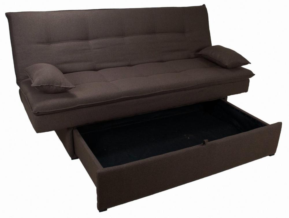 Imagem 2 do produto Sofá Cama 3 Lugares Magazin Rivera Marrom