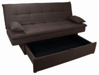 Imagem ilustrativa sobre o produto Sofá Cama 3 Lugares Magazin Rivera Marrom