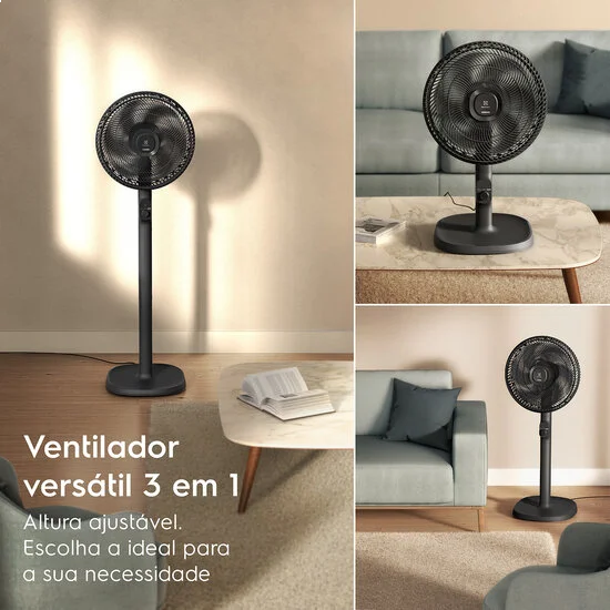 Última imagem em  miniatura do produto Ventilador de Coluna Electrolux 40cm Efficient DuoForce Air+ EFS40 Cinza 220V