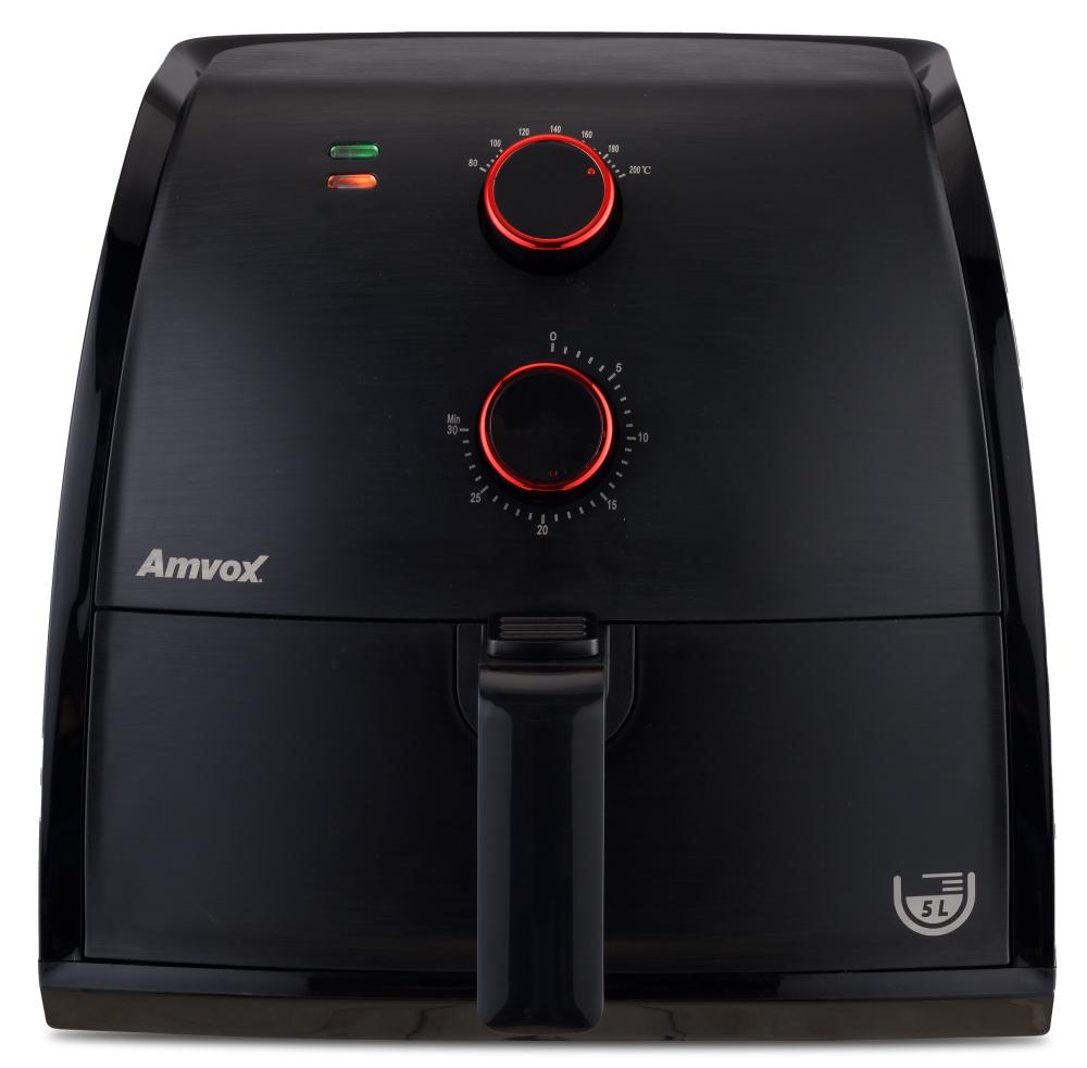 Imagem 1 do produto Fritadeira Elétrica Amvox ARF 1205 1500W 5 Litros Preto 220V