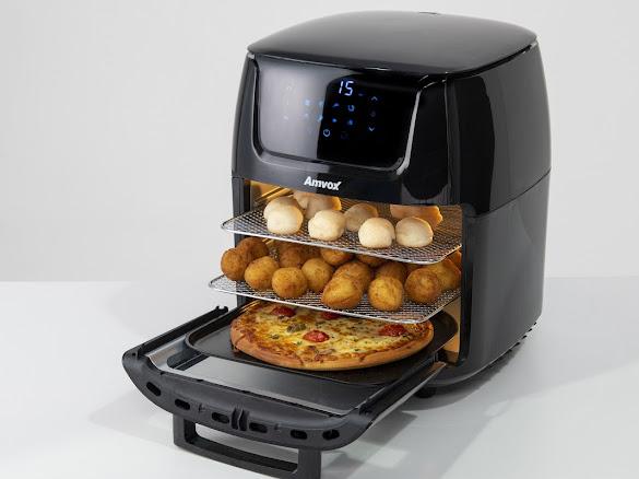 Imagem 2 do produto Fritadeira Elétrica Amvox Oven ARF1222 1700W 12 Litros Preto 220V