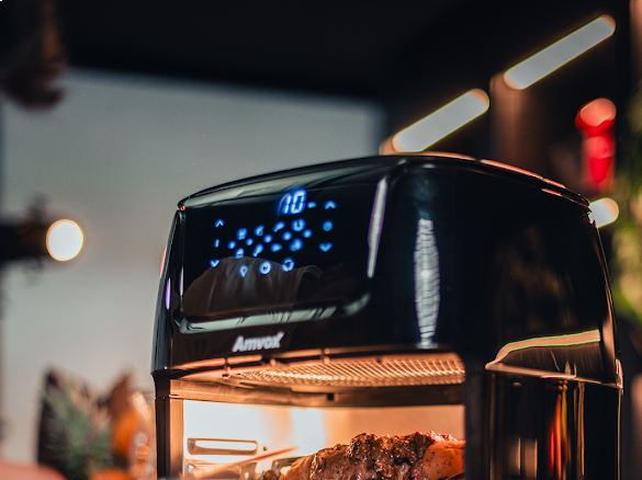 Imagem 4 do produto Fritadeira Elétrica Amvox Oven ARF1222 1700W 12 Litros Preto 220V