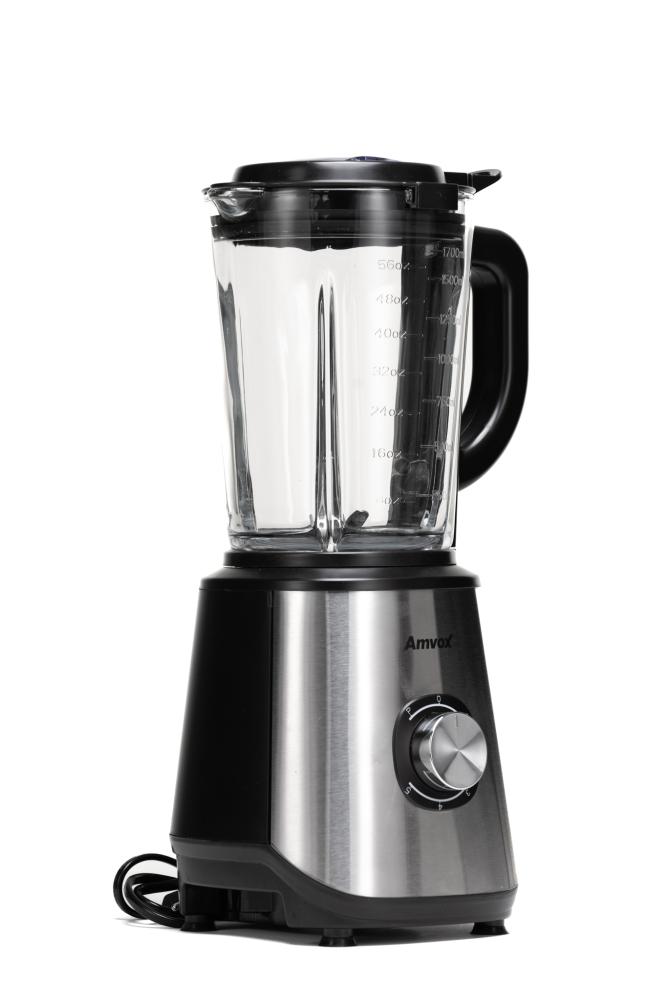 Imagem 2 do produto Liquidificador Amvox ALQ0209 800W Preto/Inox 220V