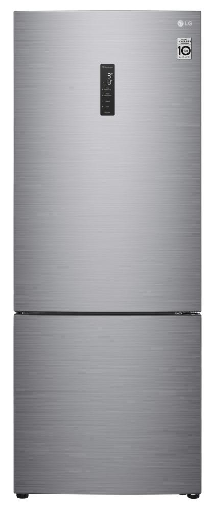 Imagem 1 do produto Geladeira LG 451 Litros 2 Portas Inverse Frost Free B569NLL Inox 220V