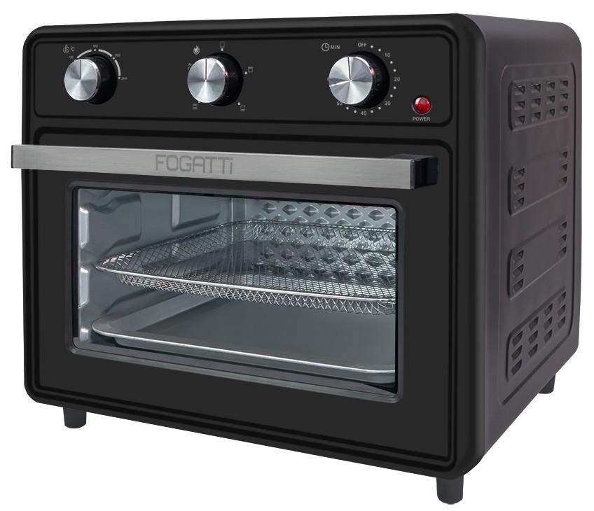 Imagem 1 do produto Forno Elétrico Air Fryer Fogatti 30 Litros Preto 220V