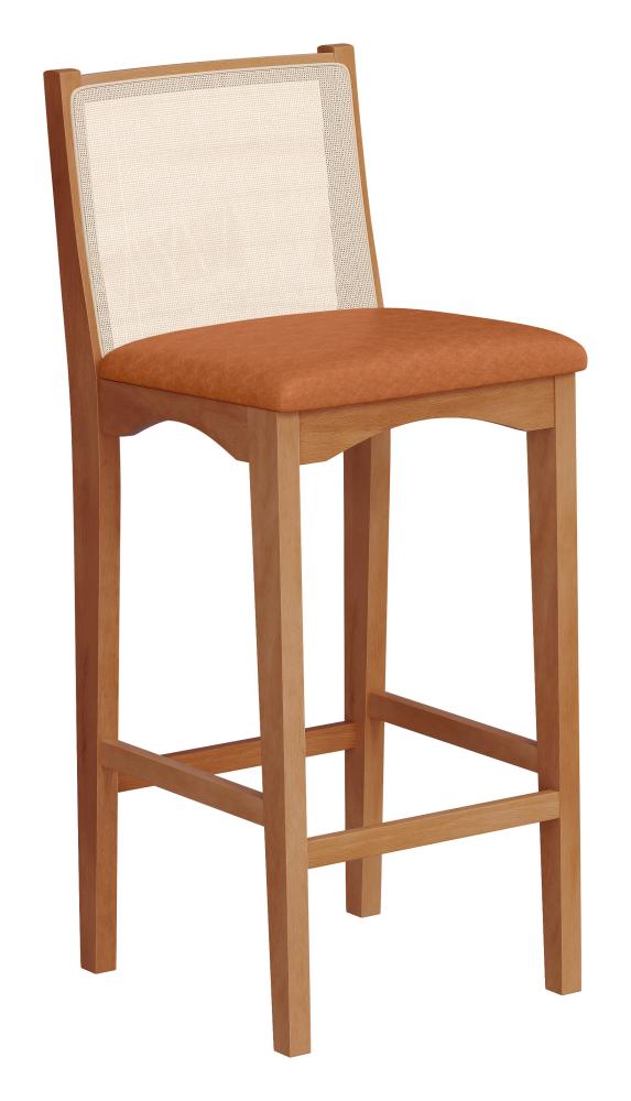 Imagem 1 do produto Banqueta Alta Cella Toscana Marrom