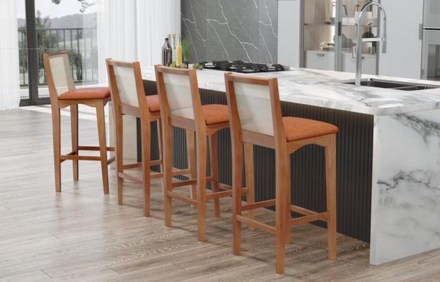 Imagem 3 do produto Banqueta Alta Cella Toscana Marrom