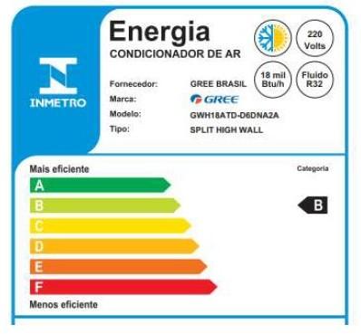 Última imagem em  miniatura do produto Ar-Condicionado Split Gree Inverter Classic Quente e Frio 18.000 BTUs GWH18ATD