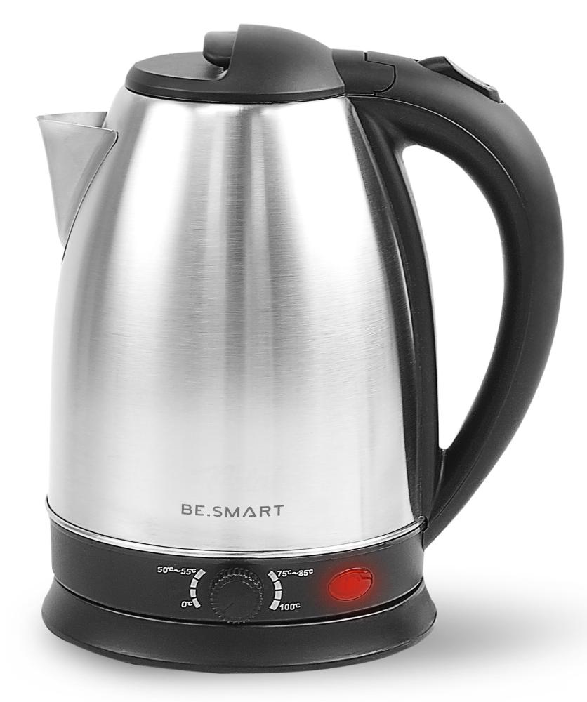 Imagem 1 do produto Chaleira Elétrica Be Smart BSCH600 com Controle de Temperatura 1,8 Litros Inox 220V