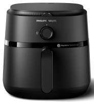 Imagem ilustrativa sobre o produto Fritadeira Elétrica Philips Walita NA130 1700W Air Fryer 6,2L Preto 110V