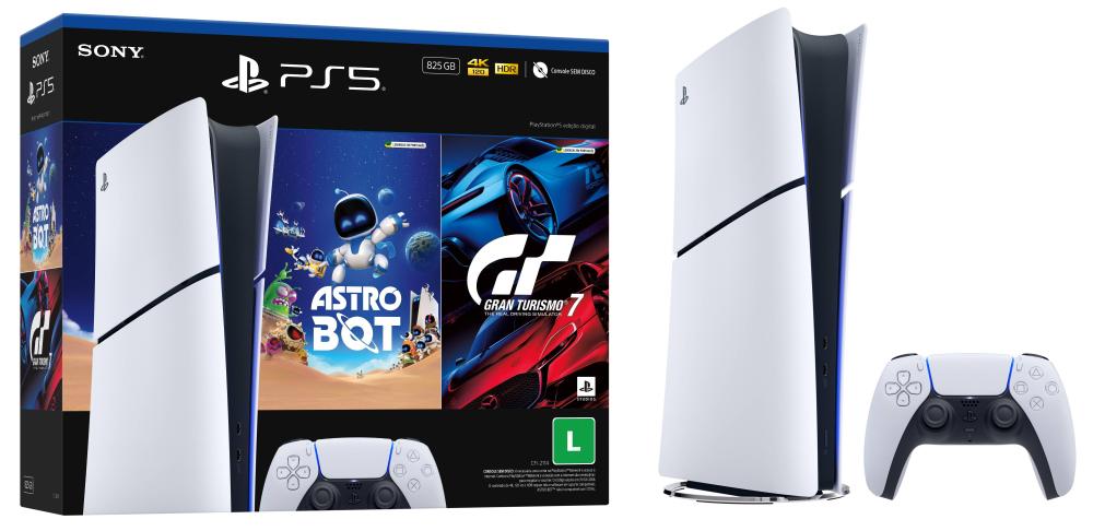 Imagem 2 do produto Console Sony PlayStation 5 Edição Digital 825GB Branco