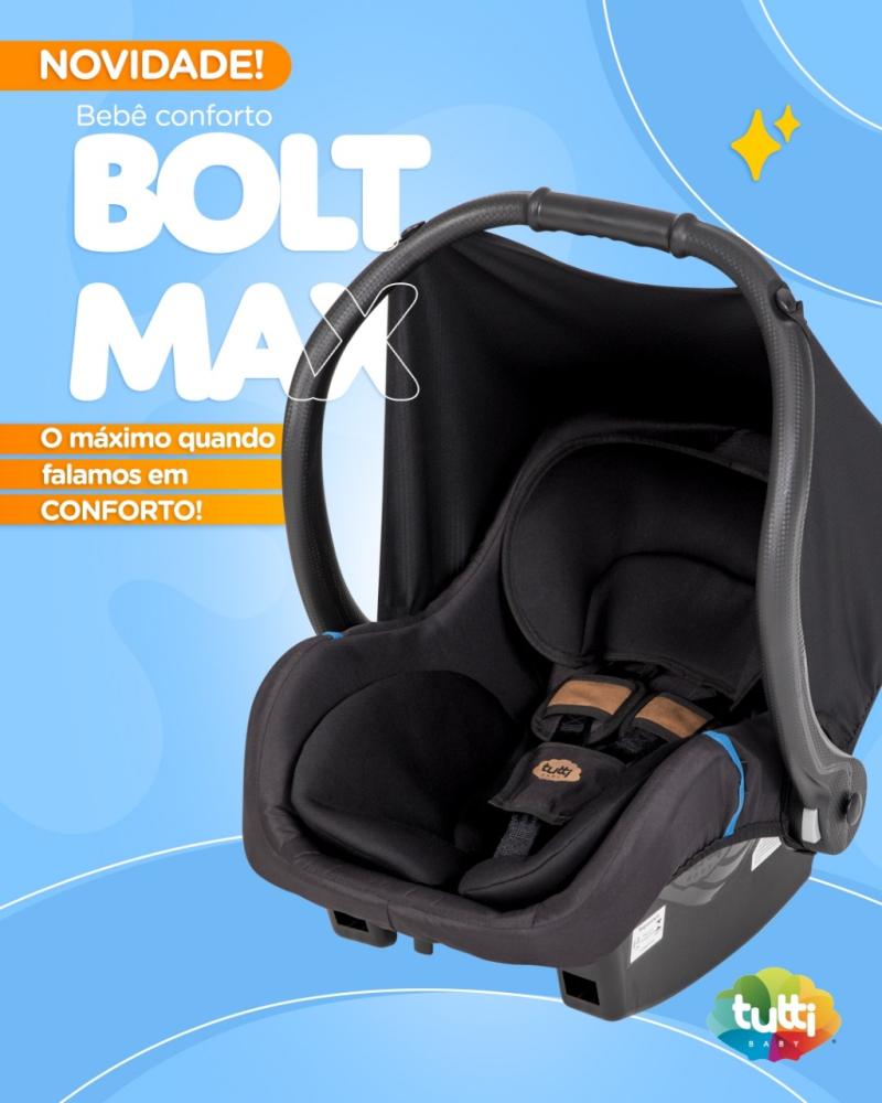 Imagem 2 do produto Cadeirinha para Automóvel Tutti Baby Bolt Max Preto