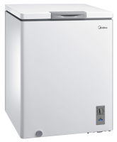 Imagem ilustrativa sobre o produto Freezer Horizontal Midea MDRC207SFZ013 142 Litros Inverter Branco Bivolt