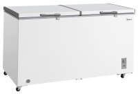Imagem ilustrativa sobre o produto Freezer Horizontal Midea MDRC698FZD013 508 Litros Inverter Branco Bivolt