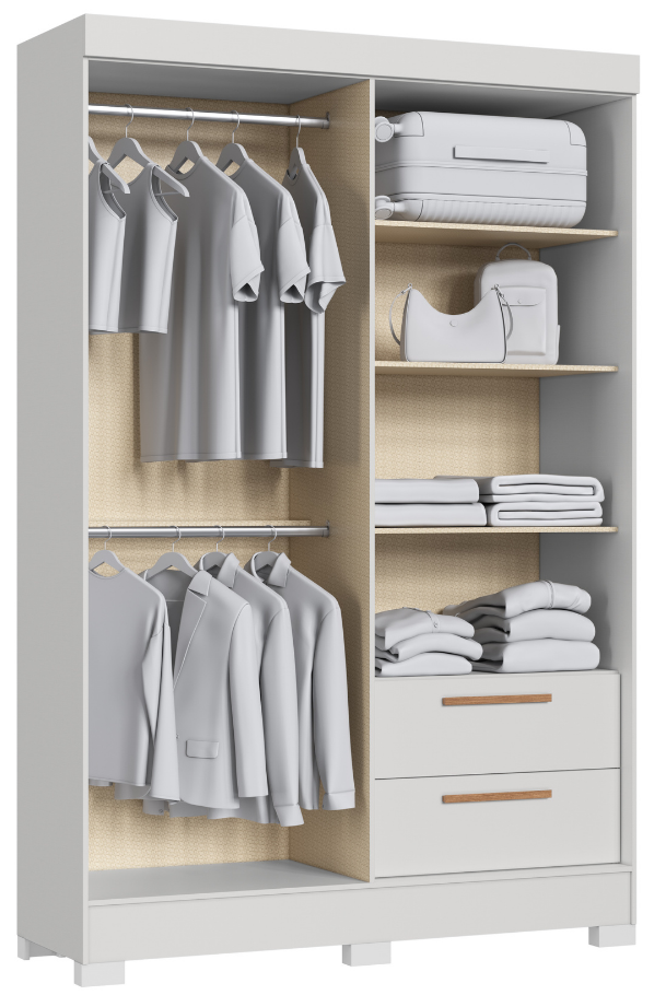 Imagem 2 do produto Guarda-Roupa Castro 4 Portas Ibiza Branco