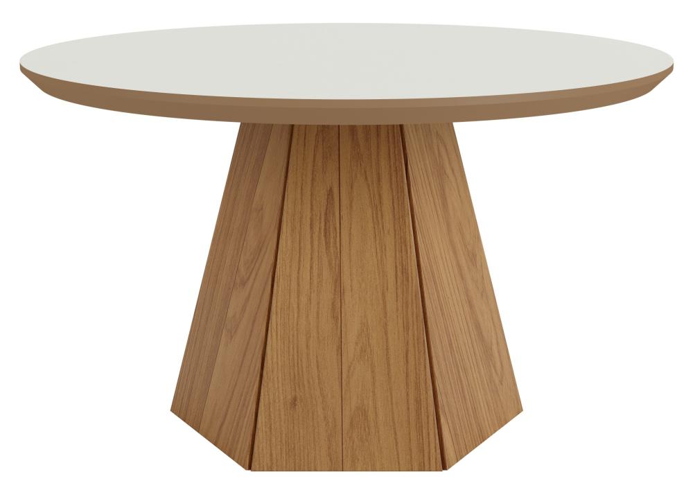 Imagem 1 do produto Mesa de Centro Dalla Costa Diamante Freijó/Off White