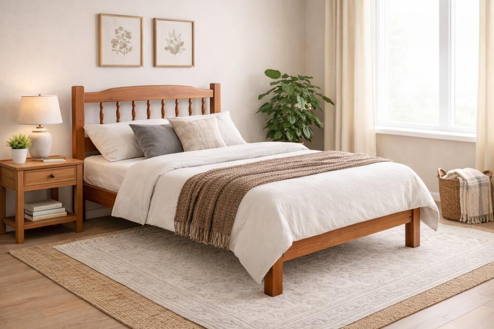 Imagem 2 do produto Cama de Casal 138 Movezen Madri Nogueira