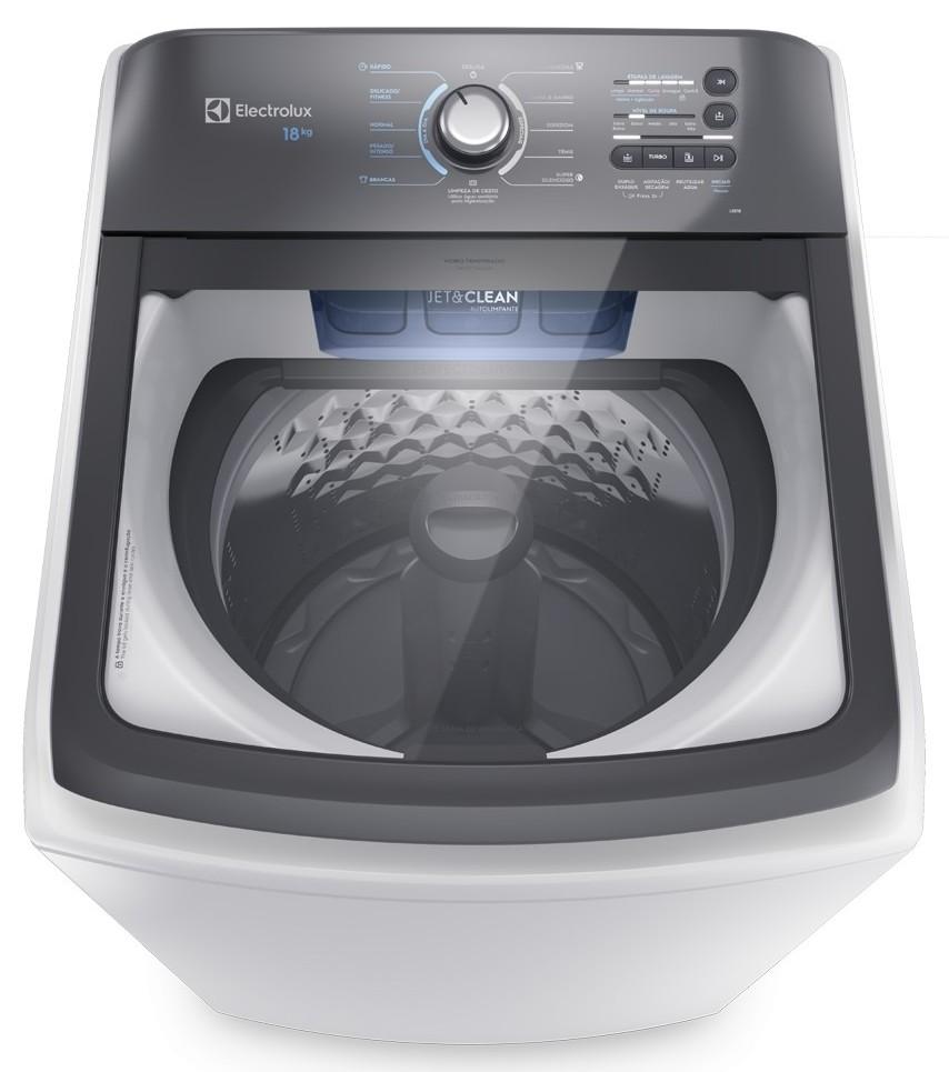 Imagem 3 do produto Lavadora de Roupas Electrolux Efficient 18kg LEE18 Branco 110V