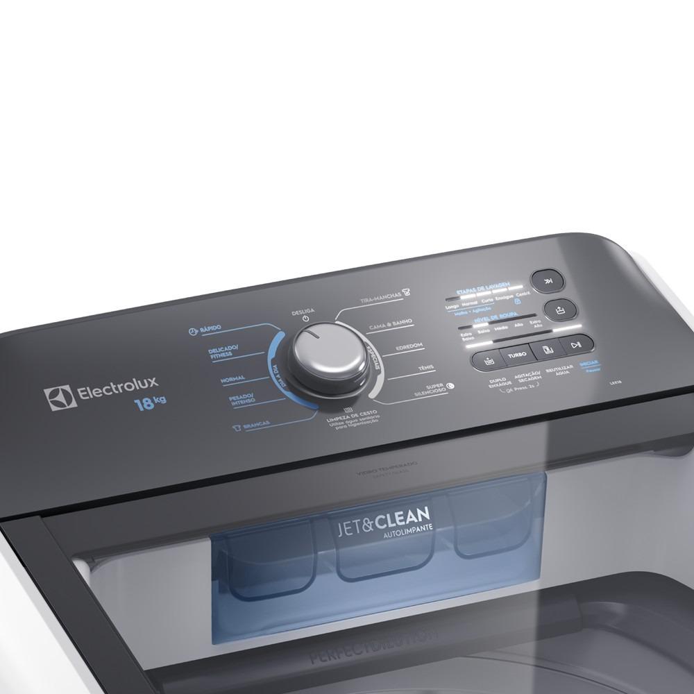 Imagem 4 do produto Lavadora de Roupas Electrolux Efficient 18kg LEE18 Branco 220V