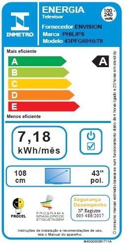 Última imagem em  miniatura do produto Smart TV LED FHD 43″ Philips 43PFG6910
