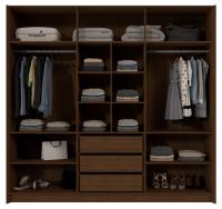 Imagem ilustrativa sobre o produto Guarda-Roupa Primavera Roma 6 Portas Ambar