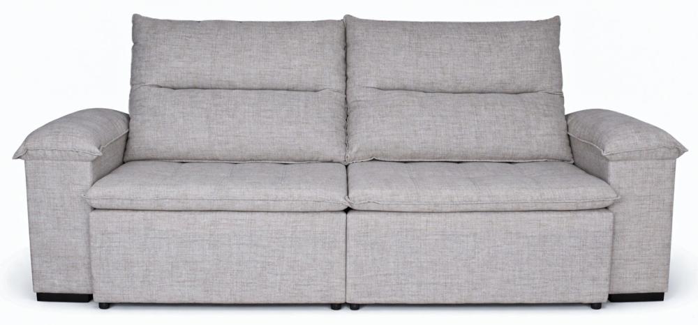 Imagem 1 do produto Sofá Retrátil 3 Lugares Magazin Fama Bege