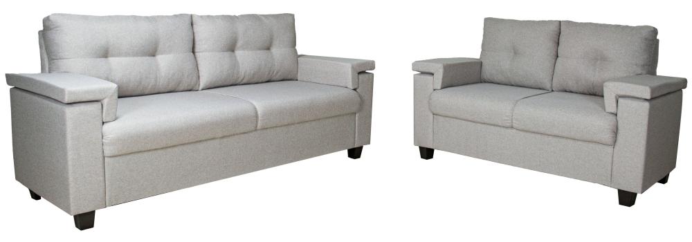 Imagem 1 do produto Sofá 2 e 3 Lugares Magazin Elegance Bege