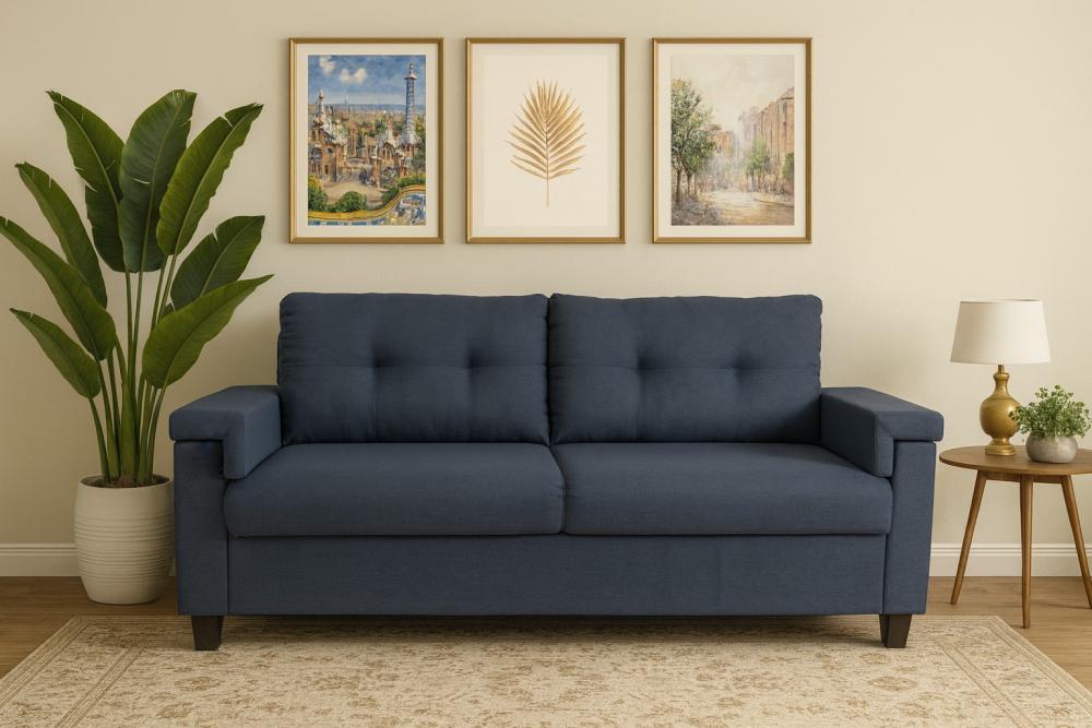 Imagem 2 do produto Sofá 2 e 3 Lugares Magazin Elegance Cinza