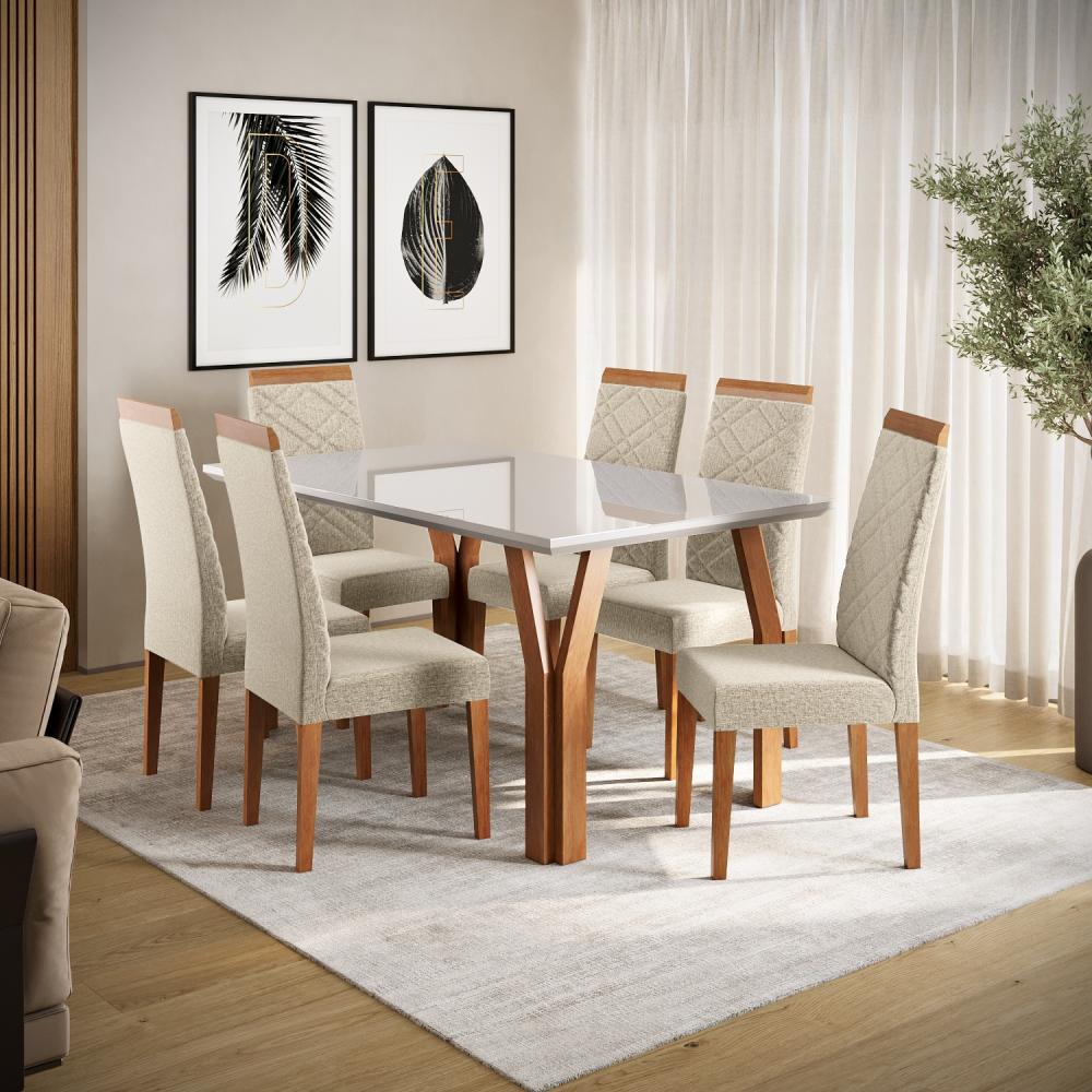 Imagem 3 do produto Mesa Madetal Atlas Amadeirado/Nude