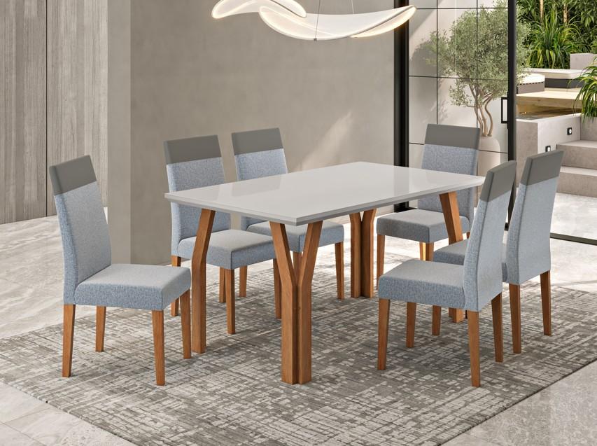 Imagem 4 do produto Mesa Madetal Atlas Amadeirado/Nude