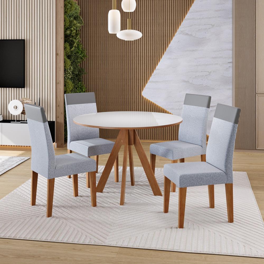 Imagem 4 do produto Mesa Madetal Dallas Noce/Capuccino