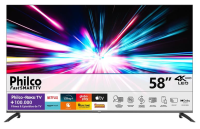 Imagem ilustrativa sobre o produto Smart TV 4K UHD 58″ Philco P58CRA