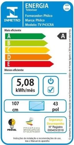 Última imagem em  miniatura do produto Smart TV DLED FHD 43″ Philco P43CRA
