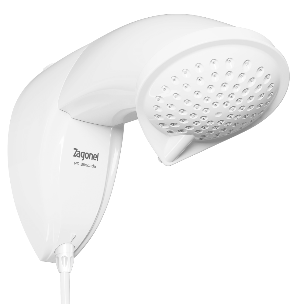Imagem 2 do produto Chuveiro Elétrico Zagonel Ducha ND Eletrônica 7700W 220V Branco